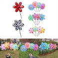 thumbnail image 5 of Molinillos de Viento para Niños, Molinetes Llamativos y Coloridos de Doble Capa con Estacas C, 5 of 5
