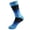 Dark Blue, variant on WREESH Men Long Socks Running Socks Long Socks Striped High Waist Casual Trendy Socks Dark Blue