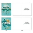 thumbnail image 6 of The Best Card Company - 20 Merry Christmas Greeting Cards (10 Designs, 2 Each) - Festive Holiday Assortment (4 x 5.12 Inch), No Foil or Glitter - Seasons Sparkles AM2945XSG-B2x10 Season's Sparkles, 6 of 7