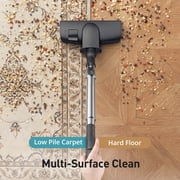 Canister Vacuum Cleaner, 30Kpa Powerful Suction, Bagless with 3.7QT Large Dust Cup, Auto Cord Rewind, HEPA Filter, 5 Attachments, Lightweight Vacuum for Pet Hair, Hard Floors & Car