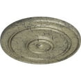thumbnail image 3 of 54"OD x 4 7/8"P Large Classic Ceiling Medallion (Fits Canopies up to 13 1/2"), Hand-Painted Castle Stone Crackle, 3 of 6