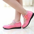 thumbnail image 4 of DPTALR Children Girl Fashion Princess Flower Rhinestone Dance Toddler Sandals Shoes, 4 of 6