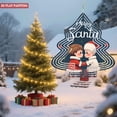 thumbnail image 4 of Metal Hanging Christmas Tree Wind Spinner - Festive Garden Decoration with Starry Night Design Perfect for Holiday Cheer, 4 of 7