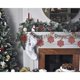 thumbnail image 4 of 24 Uds. Adornos navideños de copos de nieve de plástico con purpurina para decoración navideña, decoración de ventanas, 4 of 5
