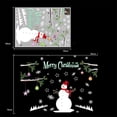 thumbnail image 5 of Christmas Decorations, Snowman Christmas Tree Window Clings, Winter, 5 of 5