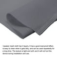 thumbnail image 3 of Uxcell Speaker Grill Cloth 40 x 55 Inch Stereo Mesh Fabric Protective Dustproof Cloth for Home Speaker Repair Grey, 3 of 5