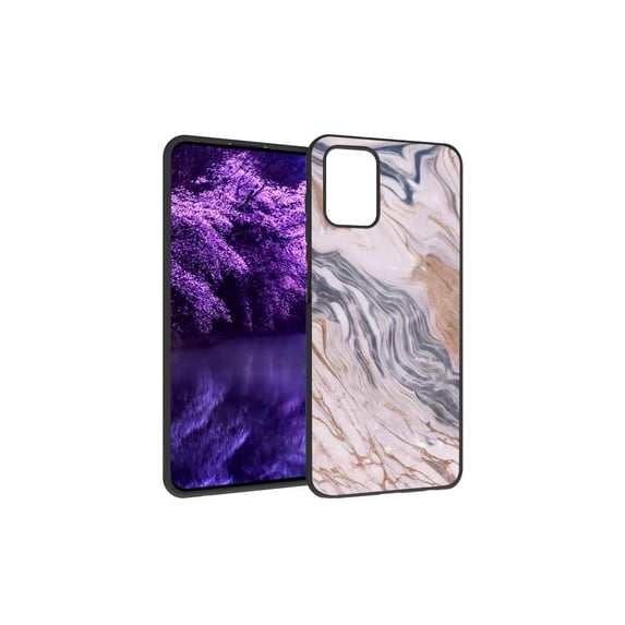 Compatible with Moto G Stylus 2021 Phone Case, Marble-Custom38 Case Men Women, Flexible Silicone Shockproof Case for Moto G Stylus 2021
