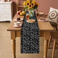 thumbnail image 6 of Retro Christmas Pattern Table Runner, Abstract Black Country Decoration Cotton Linen Kitchen Table Decoration Washable Dining Tabletop Runners for Home Party Decor 13x60 Inches, 6 of 9