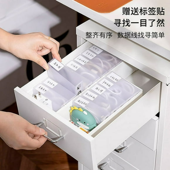 CNKOO 1 Set Phone Charger Organizer Power Cord Organizer Cable Cord Organizer Cable Storage Box