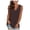 A-Brown359, variant on Women's Solid Sleeveless Tank Relaxed Fit Daily Casual Shells