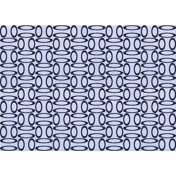Ahgly Company Machine Washable Indoor Rectangle Transitional Lavender Blue Area Rugs, 6' x 9'