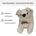 thumbnail image 2 of Dog-Shaped Draft Stopper 35” - Oat Biscuit Beige, 2 of 7