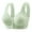 Light Green, variant on Women's Fixed Cup Front Buckle Underwear for The Elderly Plus Size Bra Without Underwire Thin Tank Top Bra Wireless Bras Orange 36
