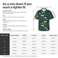 thumbnail image 3 of KLL Men's Hawaiian Shirt Short Sleeve Button Down Beach Shirts-Camping, 3 of 5