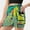 IJN2045, variant on Eden Women's skirt Aesthetic skirts New Fashion Short Skirts Eden Garden Tropical Jungle Green Greenery Leaves Leaf Monstera