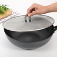 thumbnail image 3 of Pantalla de salpicaduras de acero inoxidable, tapa de olla de malla, resistente al aceite, protector contra salpicaduras, herramientas de cocina para freír, cocina práctica (25cm), 3 of 5