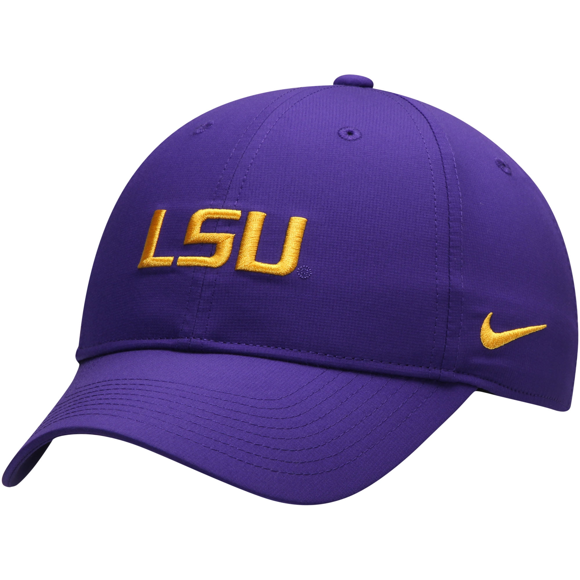 LSU Tigers Cap Embroidered White Logo Adjustable Acrylic Hat Color ...