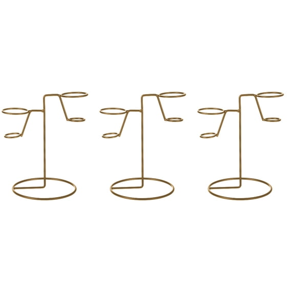 3-Piece Ice Cream Stand Cart Organizer Set for and Child, Golden Color, and Easy to Use