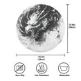 thumbnail image 5 of WOBOGO Black Dragons Round Placemats Set of 4 Heat Resistant Washable Kitchen Table Decorations 15.4in, 5 of 7