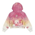 thumbnail image 5 of Xoenoiee Axolotl Book Butterfly Print Girls Half Zip Hoodie Lightweight Hooded Sweatshirt Fleece Pullover for Teen Long Sleeve Tops Fall Winter Clothes, Size 9-10 Years, 5 of 7