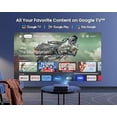 thumbnail image 2 of Dangbei Atom Laser Portable Projector, Google TV, 1200 ISO Lumens 180", 1080p, HDR10 & Google Assistant Voice Control and Carry Case, 2 of 7