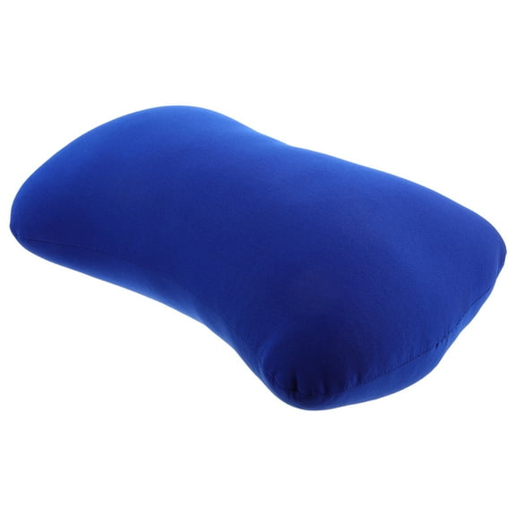 unbranded Mini Camping Pillow Travel Foam Particle Bone Pillow Comfortable Neck Support Portable Washable Spandex Cushion For Outdoor Adventures And Office