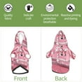 thumbnail image 6 of Honeii Glittering Pink Bathtub Print Small Dog Hoodies Pet Hooded Sweatshirts Fall Winter Puppy Cat Sweaters Warm Clothes for Small Dogs Outfits Costume-Medium, 6 of 7