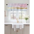 thumbnail image 2 of Valances for Windows Abstract Modern Art Rod Pocket Cafe Window Treatments Valance Curtains for Kitchen Bathroom Laundry Basement Windows 42"x12", 2 of 9