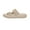 Khaki, variant on Cushionaire Women's Fame recovery cloud slide with +Comfort