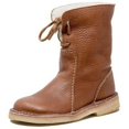 thumbnail image 5 of Botas de mujer con punta redonda, informales, de color liso, con punta redonda, de tamaño grande 43, botas de nieve para mujer, 5 of 5