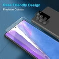 thumbnail image 4 of [3+3 Pack] Glass Screen Protector for Samsung Galaxy Note 20 with Camera Lens Protector, 3D Curved, 6.7 inch 9H Tempered Glass for Galaxy Note 20 Glass Screen Protector, 4 of 7