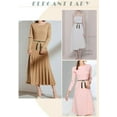 thumbnail image 5 of YooGuoGuo Women Girls Braided Waist Tie Belt/Rope with Tassel Wrap Cloth Belts for Dress Pants, 5 of 6