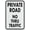 Warning Sign 2, variant on Private Road For Residents And Guests Only No Trespassing Sign 8"x12" Reflective Aluminum Metal Warning Signage With Symbol For Indoor Outdoor Use