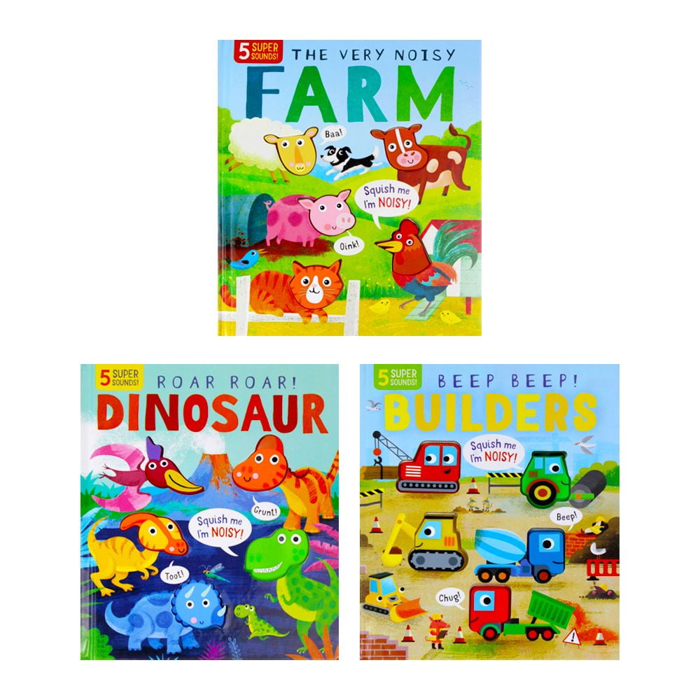 My First Touch and Feel Sound 3 Books Set by Little Tiger - Ages 3-6 - Board book