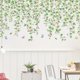 thumbnail image 2 of 2pcs, Leaves Flowers Wall Sticker, Background Wall Stickers Vivid Plants Butterfly Wall Stickers PVC Wallpaper Decoration 11.8''*35.4'', 2 of 4