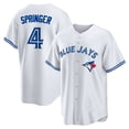 thumbnail image 4 of Men's George Springer #4 Toronto Blue Jays Baseball Jersey #Adult replica name jersey —LU, 4 of 4