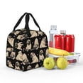 thumbnail image 4 of Bingfone French Bulldog Print Lunch Bag Insulated Lunch Box, Small Leakproof Cooler Food Lunch Containers Reusable High Capacity Lunch Tote Bags for Work, Travel, Outdoor, 4 of 5