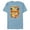 Ocean Blue, variant on The Bob’s Burgers Movie Poster - Short Sleeve Blended T-Shirt for Adults - Customized-Navy Heather