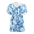 thumbnail image 7 of Bixock Maternity Tops Plus Size V Neck Short Sleeve Loose Pregnancy Blouse Casual Maternity Shirt Summer Maternity Clothes, 7 of 7