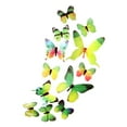 thumbnail image 1 of 3D Pvc Glossy Simulation Butterflies Set of 12 Colors Realistic Home Mural, 1 of 7