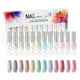 thumbnail image 1 of Kit de 12 esmaltes de gel para uñas, de colores, de moda, clásicos, con 3 botes de base, mate y brillante, 8 ml., 1 of 1