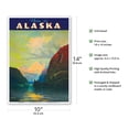 thumbnail image 2 of This is Alaska - The Alaska Line - Alaska Steamship Company - Vintage Ocean Liner Travel Poster by Sydney Laurence c.1930 - Master Art Print 10in x 14in, 2 of 4