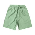 thumbnail image 5 of Mens Casual Cotton Shorts Drawstring Elastic Waist Summer Golf Pants Stretch Twill Beach Chino Shorts Light Green L, 5 of 7