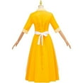thumbnail image 4 of Yellow Princess Waitress Dress Housemaid Dress for Women, 4 of 7