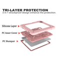 thumbnail image 4 of FIEWESEY for iPad Pro 11 Inch Case,(iPad Pro 11 Inch 2020)with Pencil Holder,360 Rotatable Stand Adjustable Shoulder Strap Shockproof Rugged Cover for iPad Pro 11 2018/2020/2022 Released(Rose Gold), 4 of 6