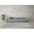 thumbnail image 3 of Ahgly Company Indoor Square Abstract Gray Modern Area Rugs, 4' Square, 3 of 4