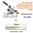 thumbnail image 1 of Manual Frozen Meat Slicer with Automatic Meat Feeding, Multi-Functional Home & Commercial Use, Efficient Slicing Tool with Original Blade, Modern Compact Design, Affordable 30-40USD Kitchen Gadget, 1 of 6