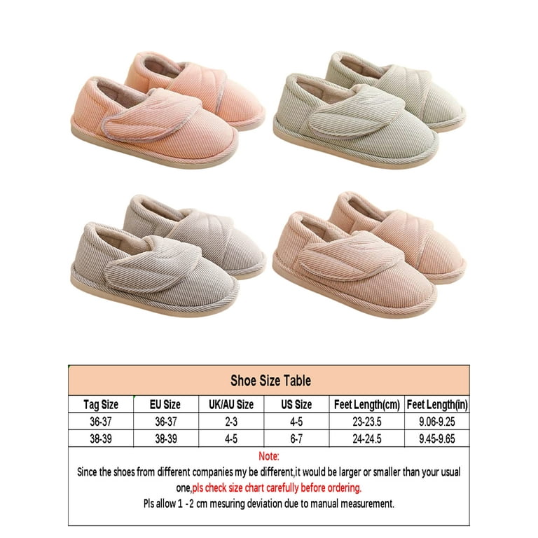 SIMANLAN Women s Adjustable Diabetic Recovery Slippers Arthritis
