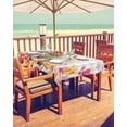 thumbnail image 2 of Fsddascl Grey Plaid Bunny Easter Outdoor Tablecloth - 60x84 Inch Rectangle Dining Table Cover, Spring Floral Watercolor Botanical Waterproof Outdoor Table Cloth with Umbrella Hole & Zipper for Patio, 2 of 7
