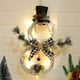 thumbnail image 3 of Decoración navideña Guirnalda de ratán decorativa con LED, forma de muñeco de nieve, guirnalda navideña artificial, decoraciones navideñas para interiores y exteriores, decoración navideña, 3 of 4